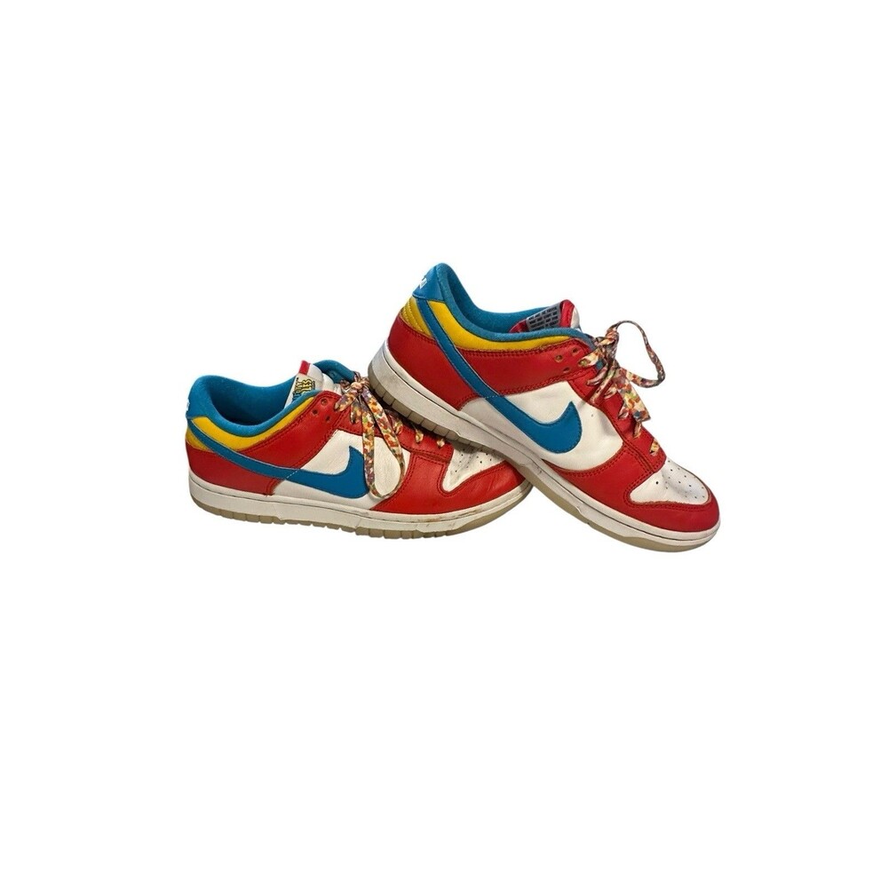 Nike Dunk Low QS x LeBron James Fruity Pebbles Sneakers Men's Sz. 7.5 DH8009-600